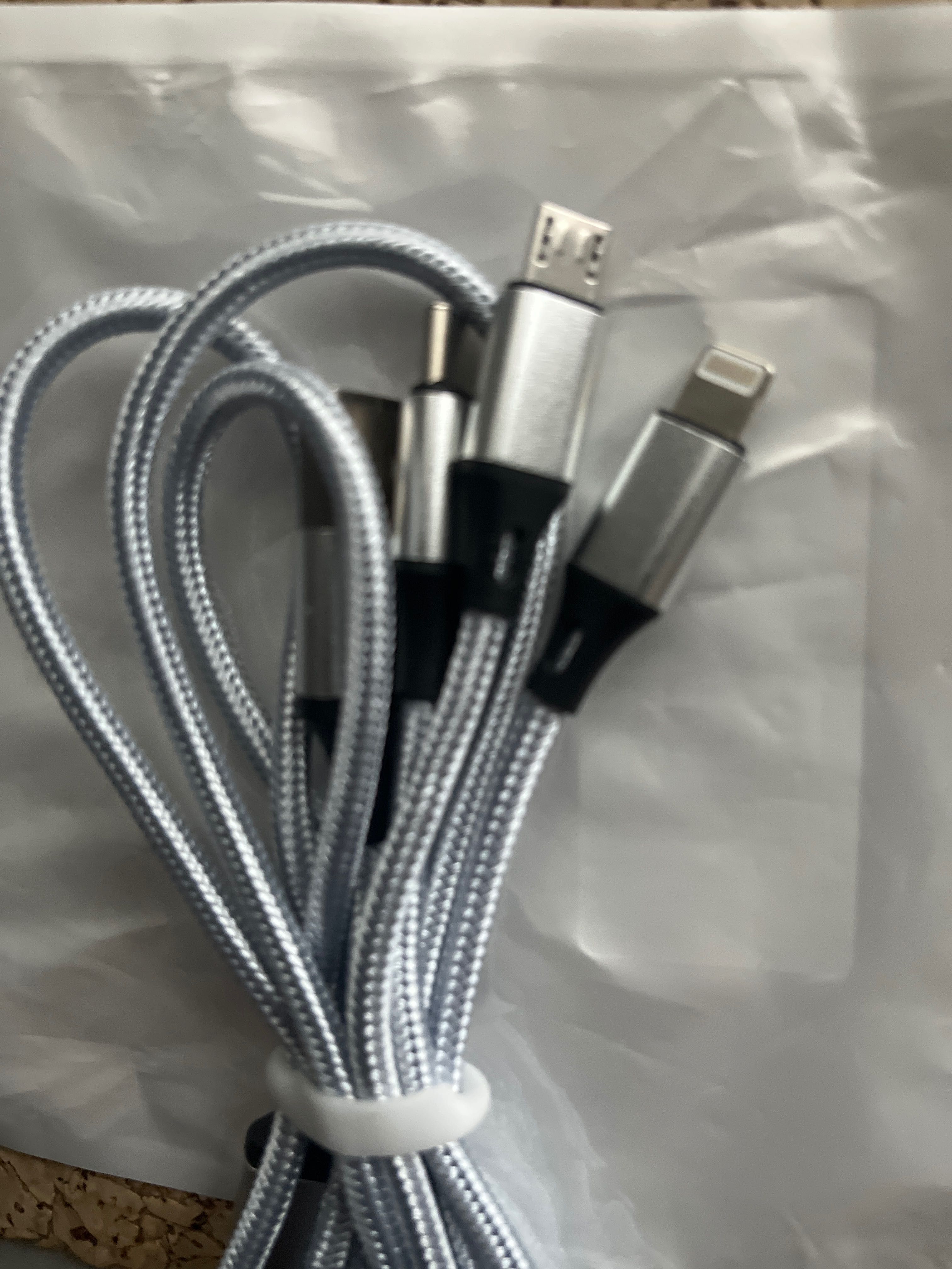 Kabel do ładowania 3w1