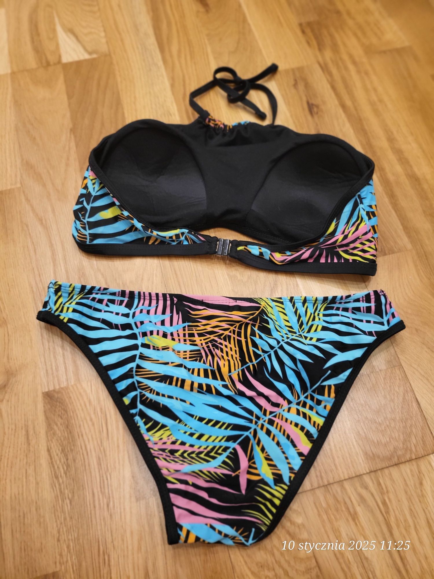 Strój kapielowy,HOUSE,damski, bikini, różowa.S/M, wielokolorowy