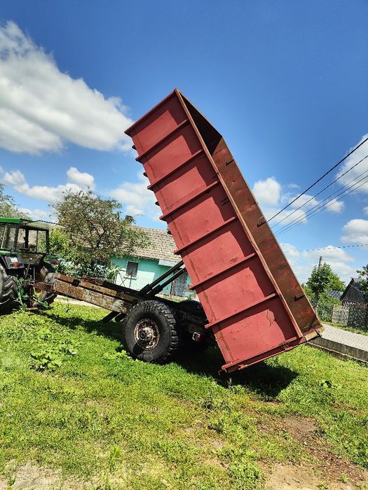 Przyczepa Skorupowa wywrotka kiper tandem jedno ośka
