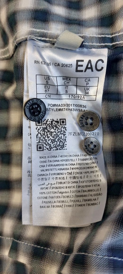 Koszula męska/chłopięca Guess rozmiar S
