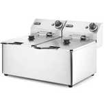 Frytownica gastronomiczna podwójna 2x8L 7kW Hendi Kitchen Line