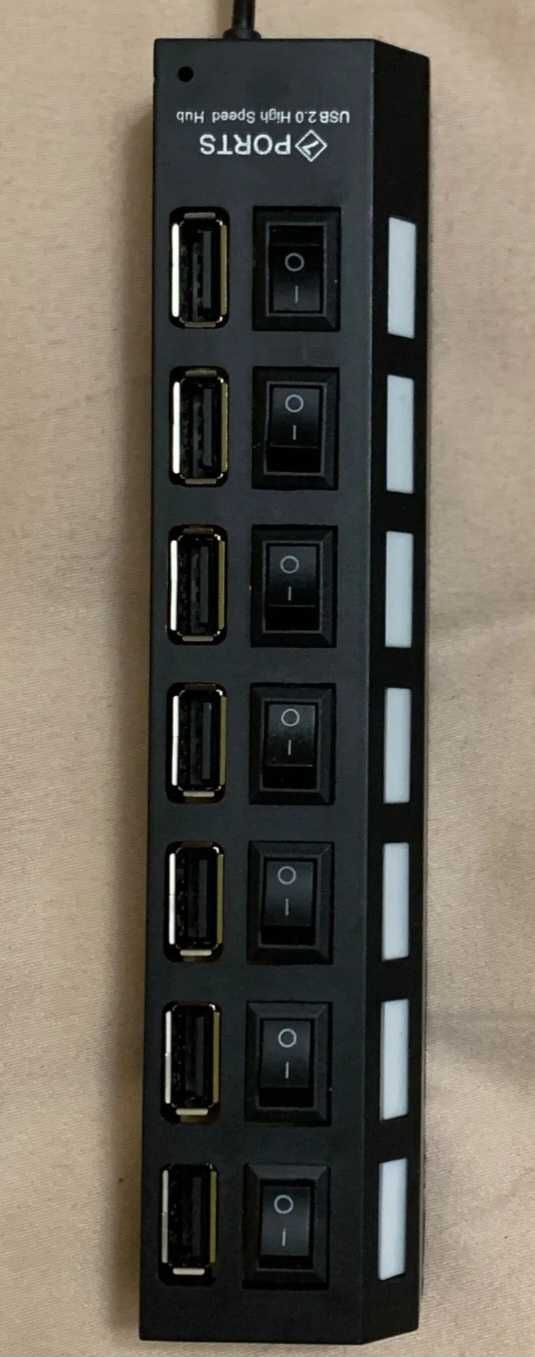 Hub usb extensão 7 portas novo