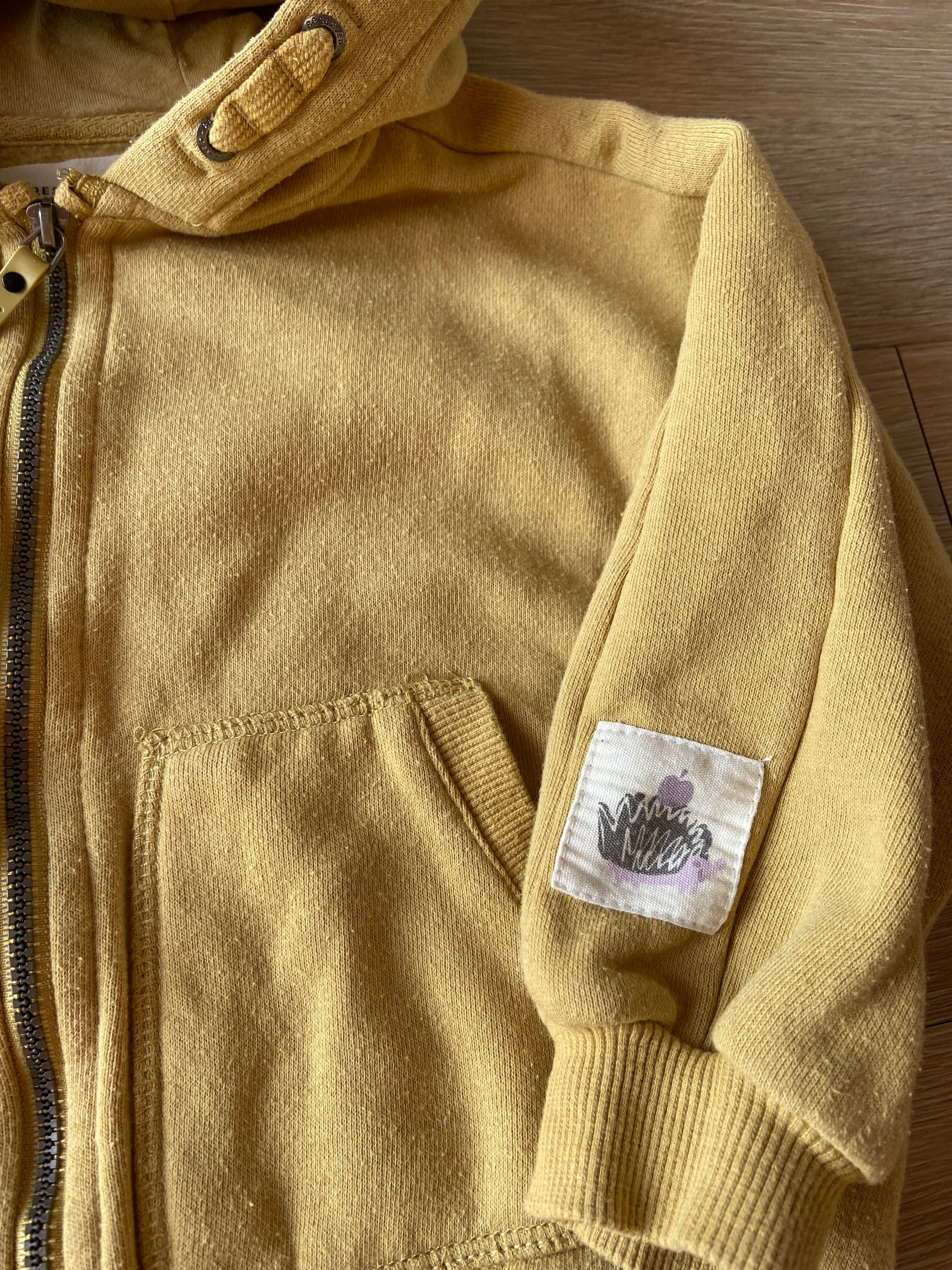 Bluza Reserved 86 92 98 musztardowa chłopięca