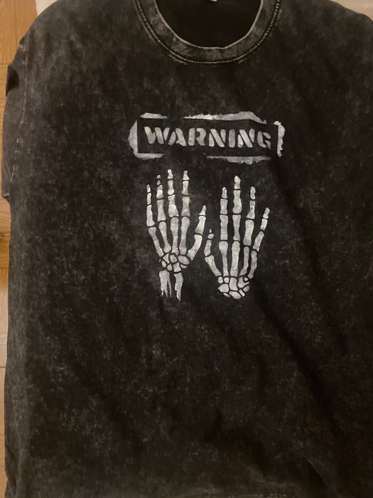 T-shirt  únicas de algodão 100 % com estampa de caveira