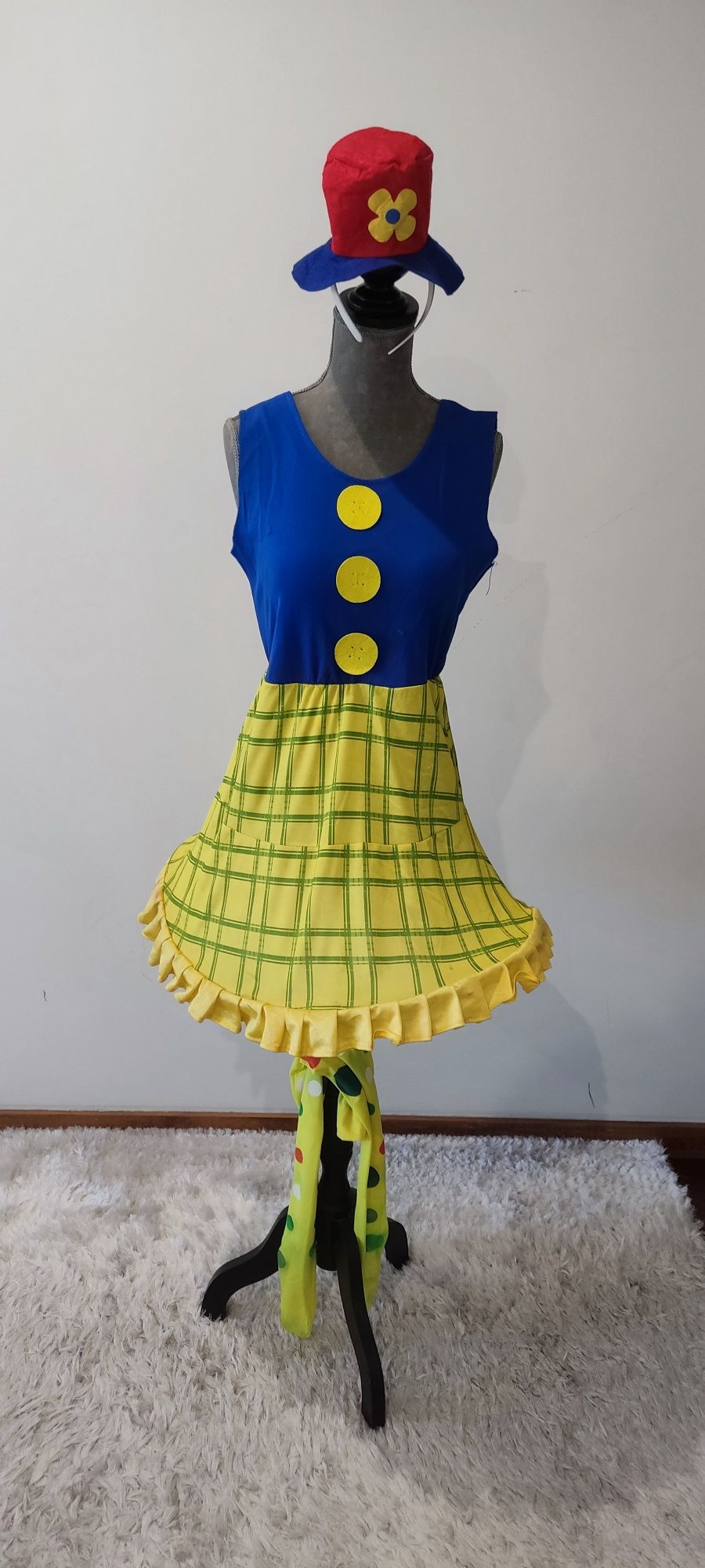 Fantasia de palhaço menina