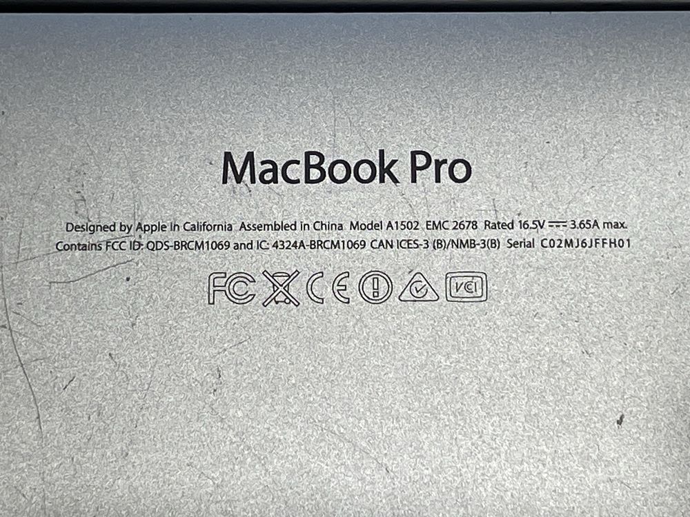 MacBook Pro 13" A1502 на запчасти