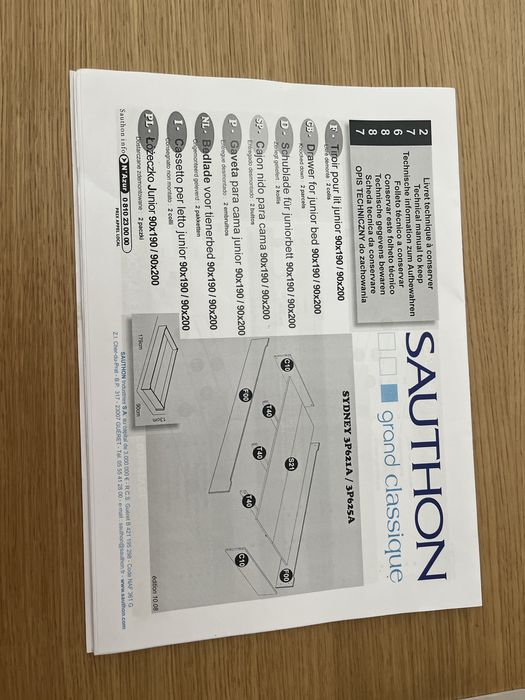 Quarto evolutivo Sauthon de bebé até adolescente