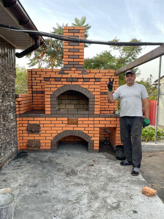 Будівельні роботи (Каміни,Мангали, Груби ,Печі, Плитка Паркани і тд