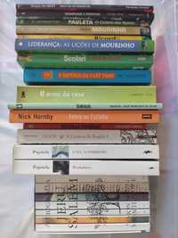 Livros diversos para venda a unidade