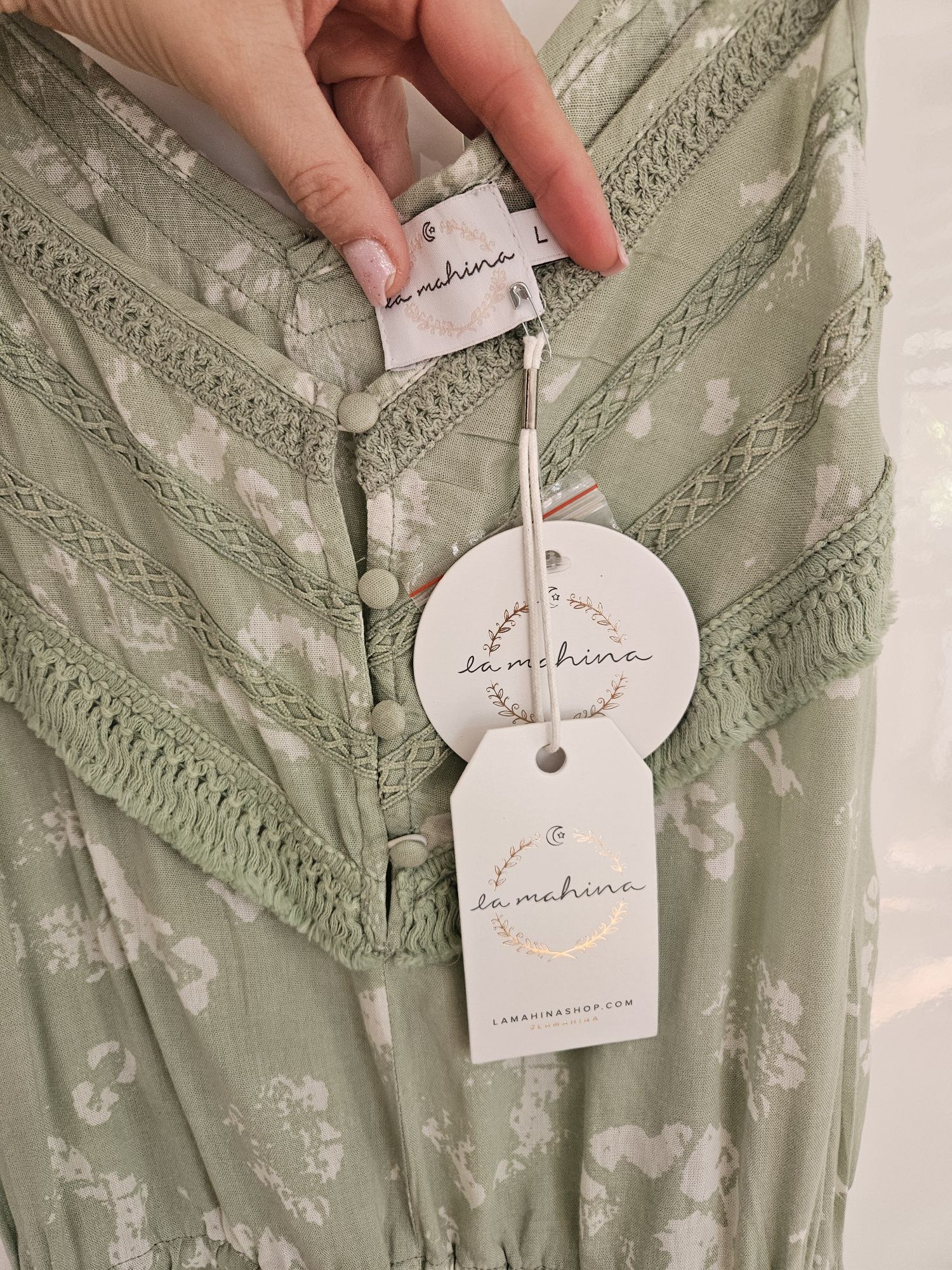 Kombinezon krótki mietowy nowy butik