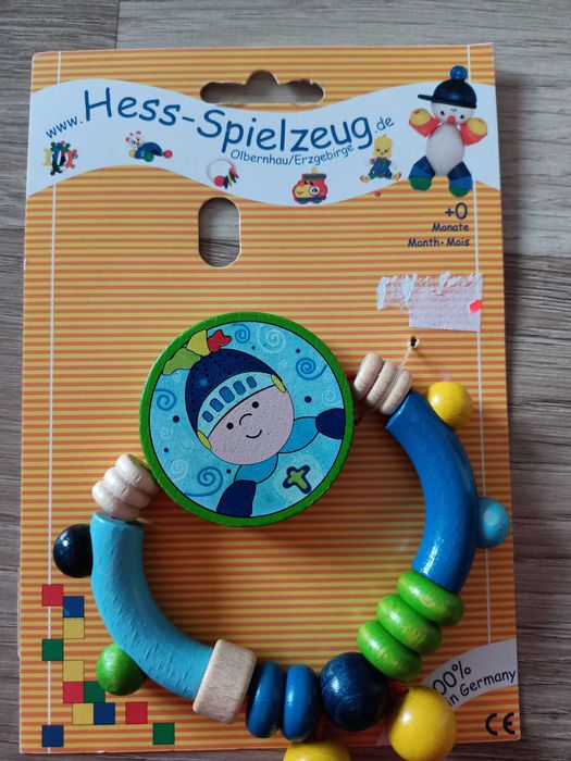 Grzechotka drewniana z firmy Hess Spielzeug