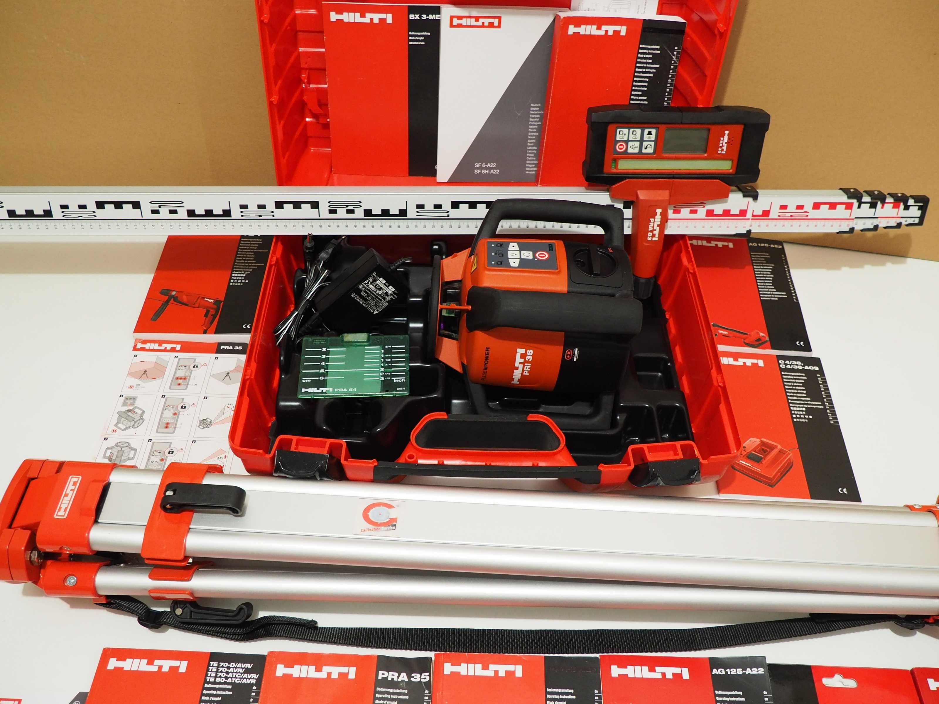 HILTI PRI 36 PR 30,300 niwelator obrotowy Zielony laser rotacyjny