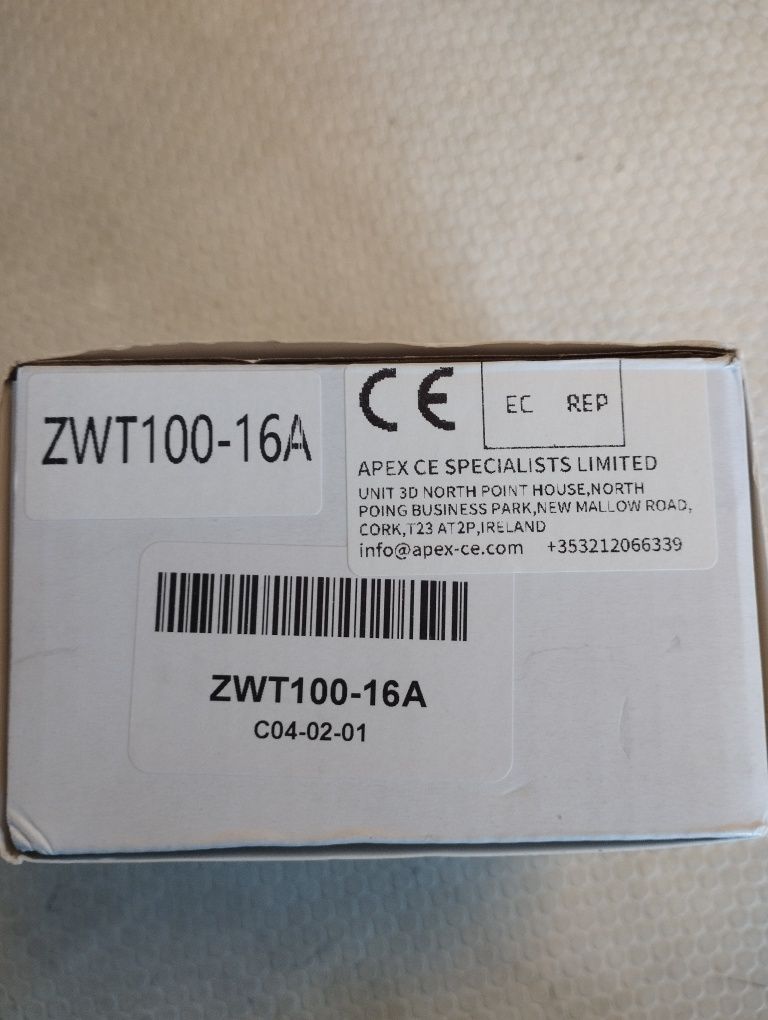 Termostato Inteligente Avatto ZWT100-16A branco