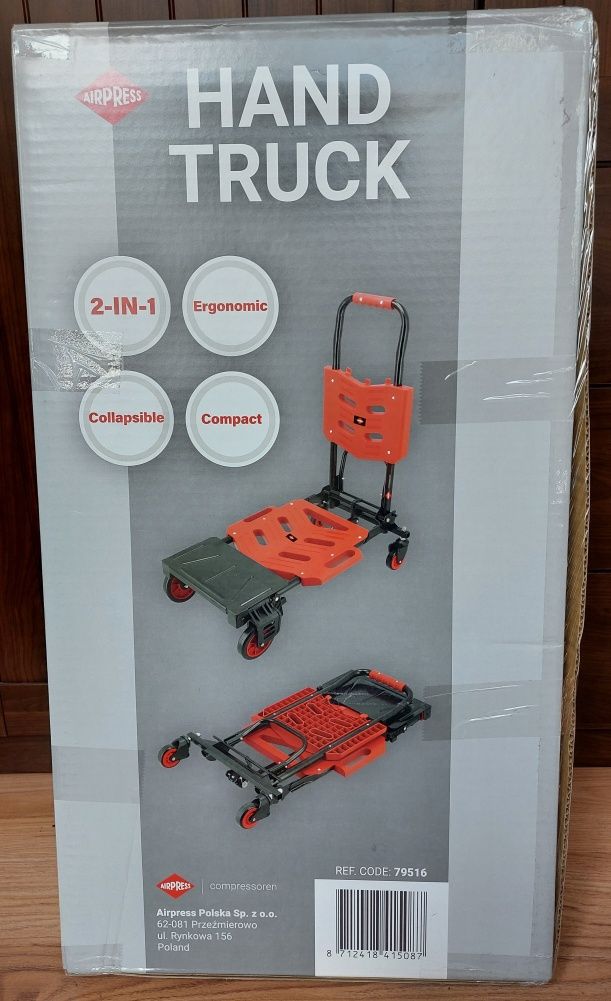 Wózek transportowy, młynarka, 2 rodzaje transformacji