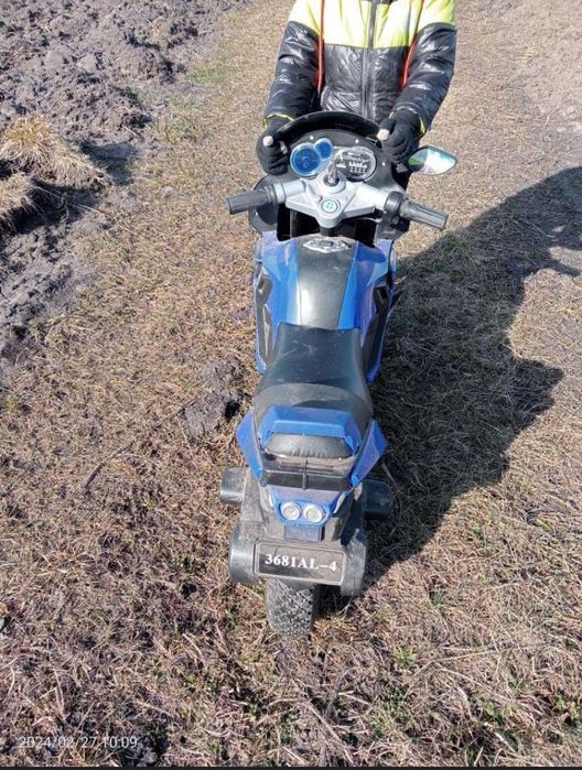 Електромотоцикол Bambi дитячий