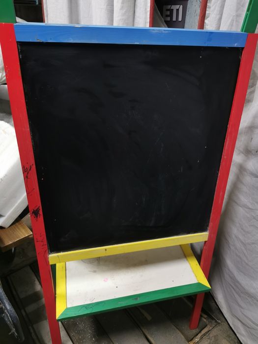 Двосторонній мольберт Komarovtoys М404 з магнітною дошкою длямалювання