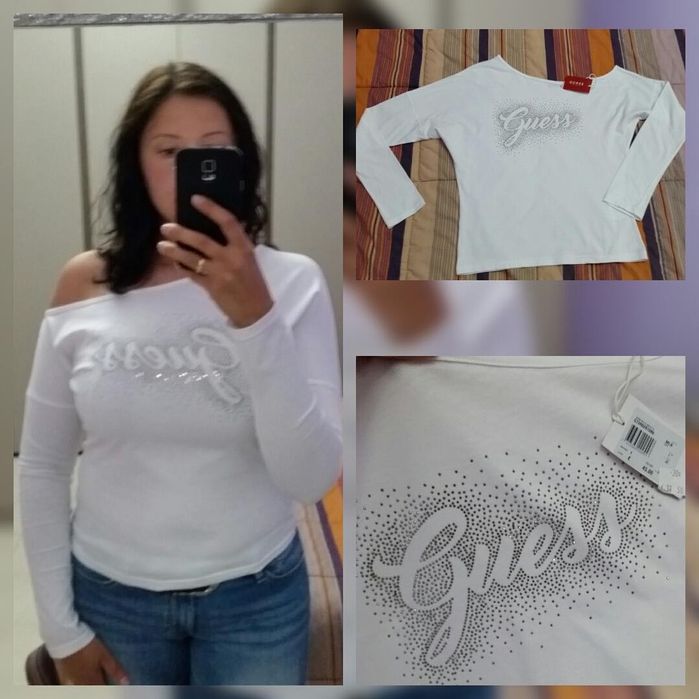 Кофта-футболка Guess . 100% бавовна . Реглан Guess