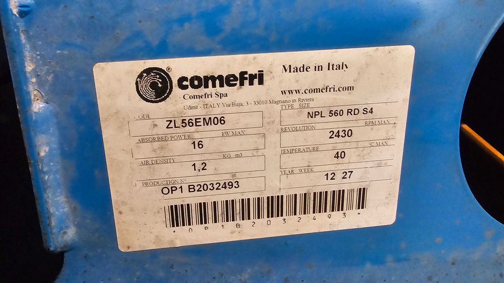 Ventilador Impulsor Comefri ZL56EM06
