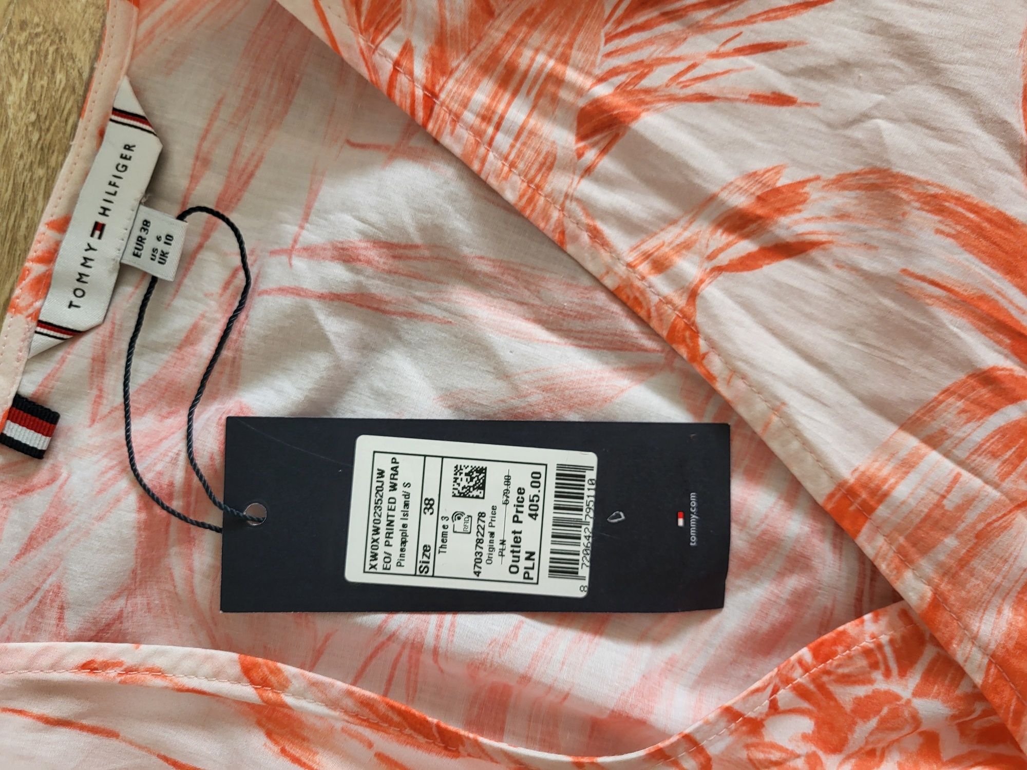 Tommy Hilfiger r.M, komplet bluzka i spódnica,  polo