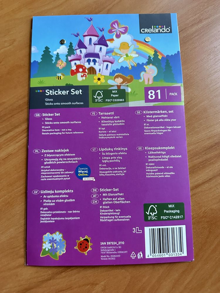 Naklejki wróżki