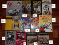 Livros F1 Rali Le Mans Nascar Porsche Lotus Lancia Tojeiro Escort