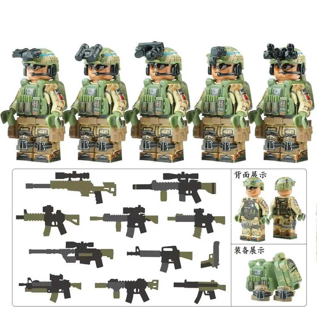 Фигурки военные спецназ рейнджеры солдаты для лего