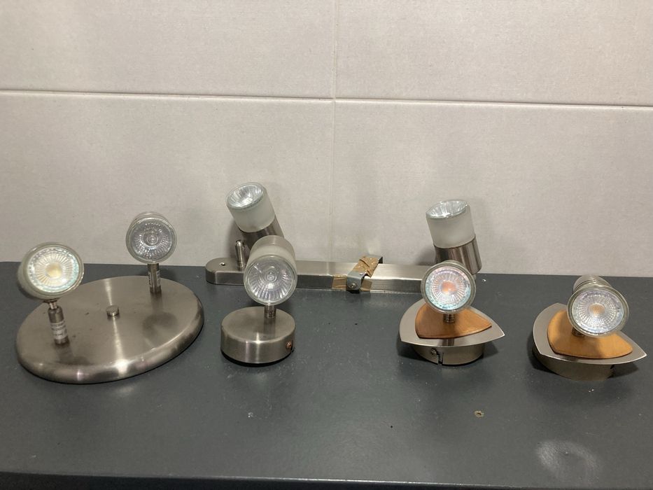 5 Apliques de Parede interior (2 deles duplos)