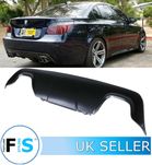 Задний диффузор BMW E60 накладка на задний бампер дифф губа бмв е60