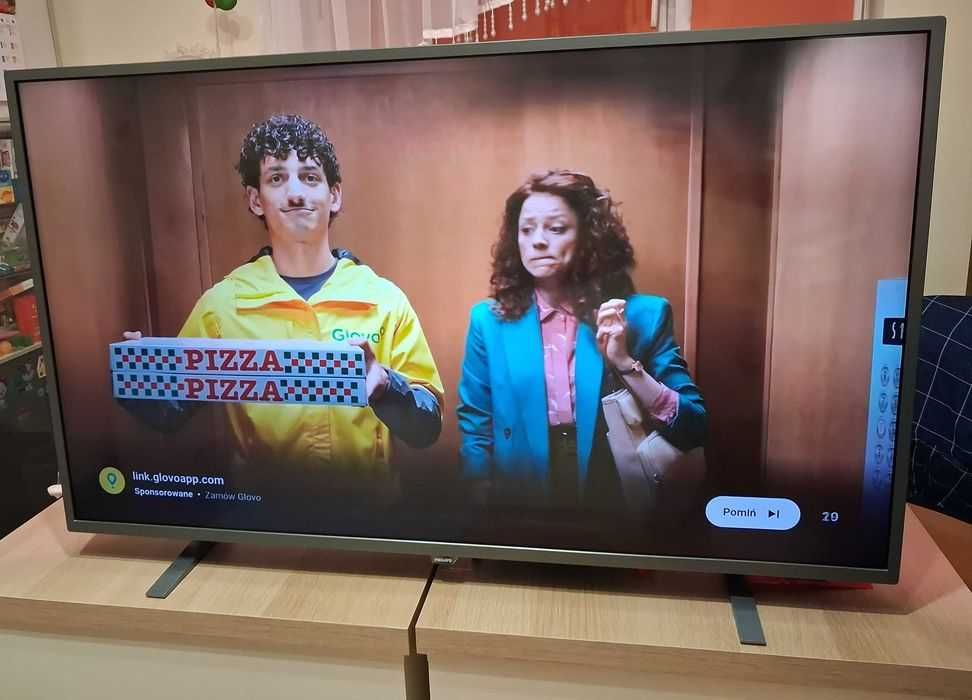 Telewizor 43" LED 4K Ultra HD Ambilight Philips Smart TV Netflix