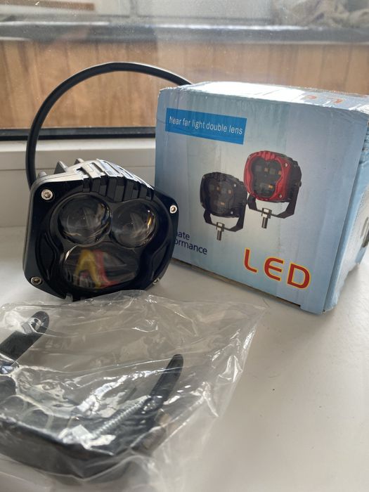 LED фара ближнє/дальнє для мотоцикла, самокату