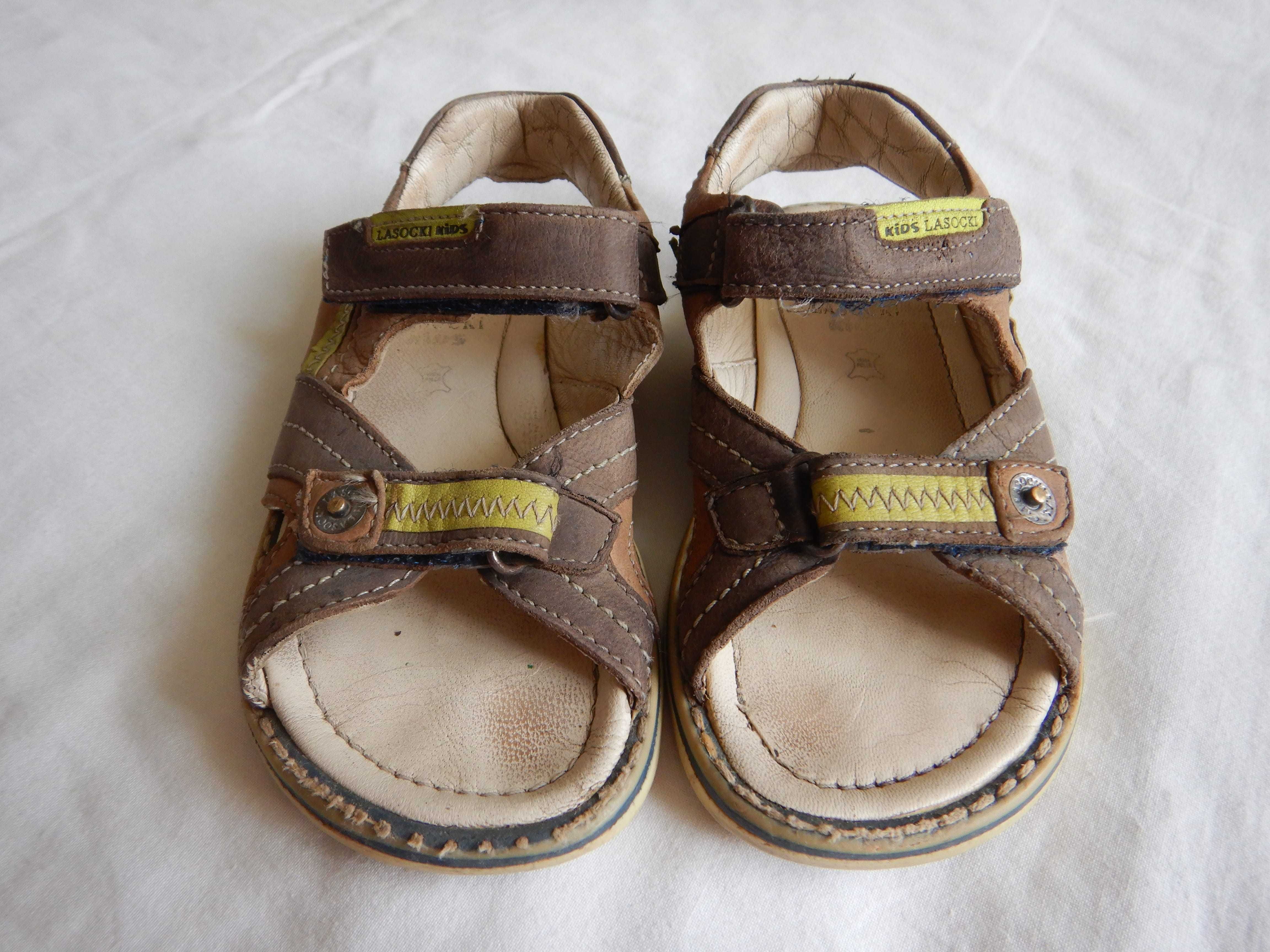Lasocki Kids CCC sandały skórzane rozm. 27
