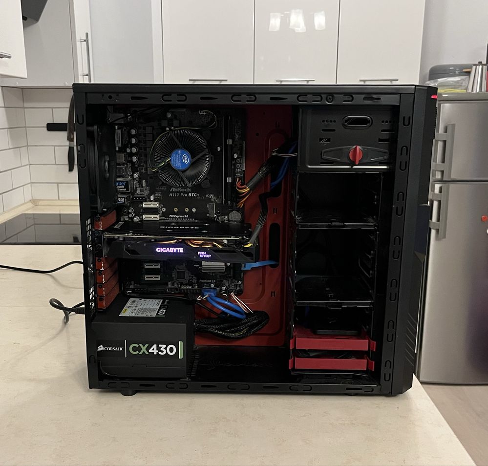 Komputer gamingowy i5 6600k/16gb ddr4/rx580 4gb/ssd 240gb/430w