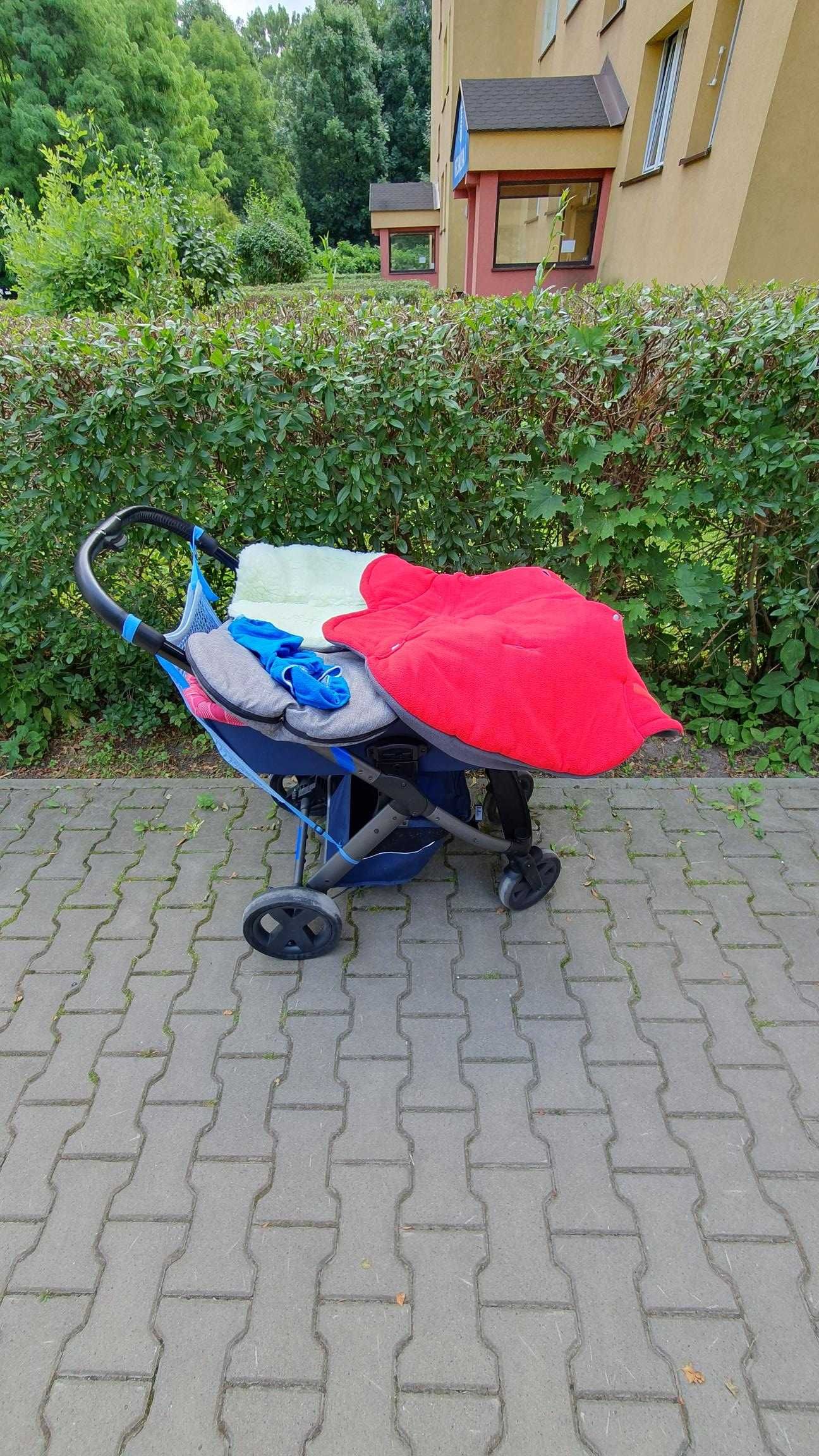 Wózek X-Lander (X-Pulse) 3w1 wraz z fotelikiem i bazą Maxi Cosi.