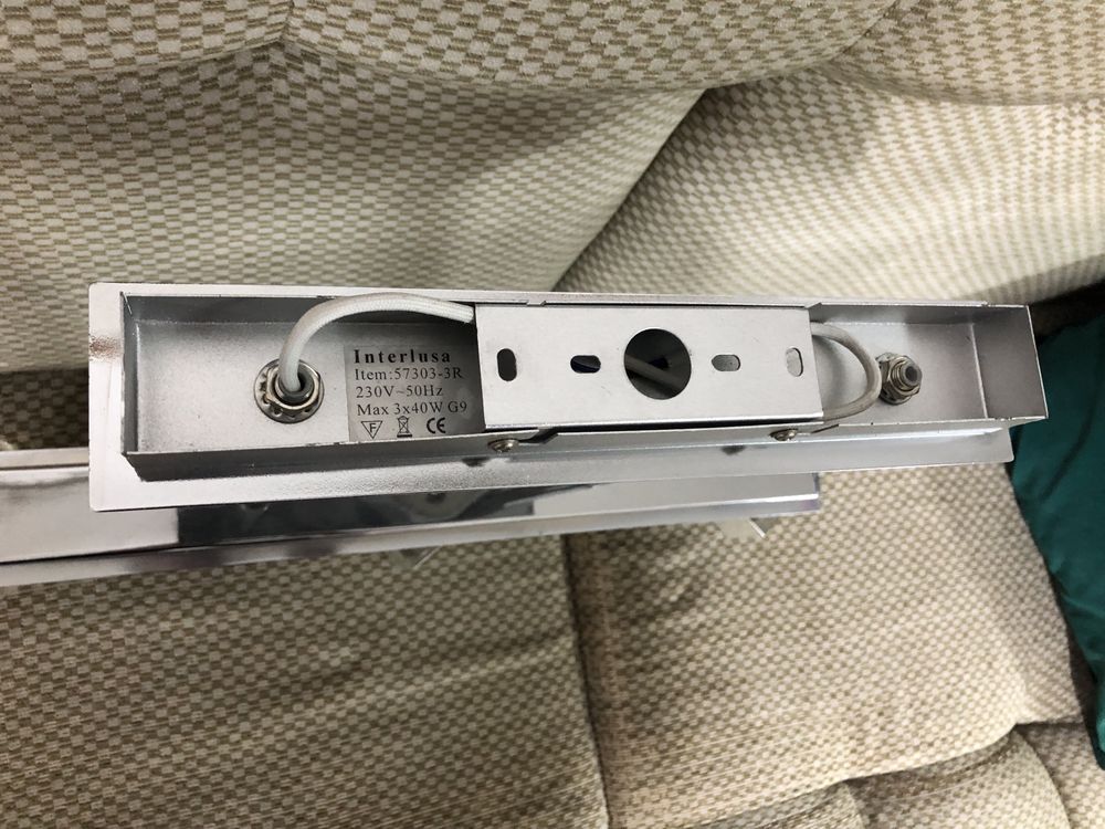 Candeeiro de teto Inox 3