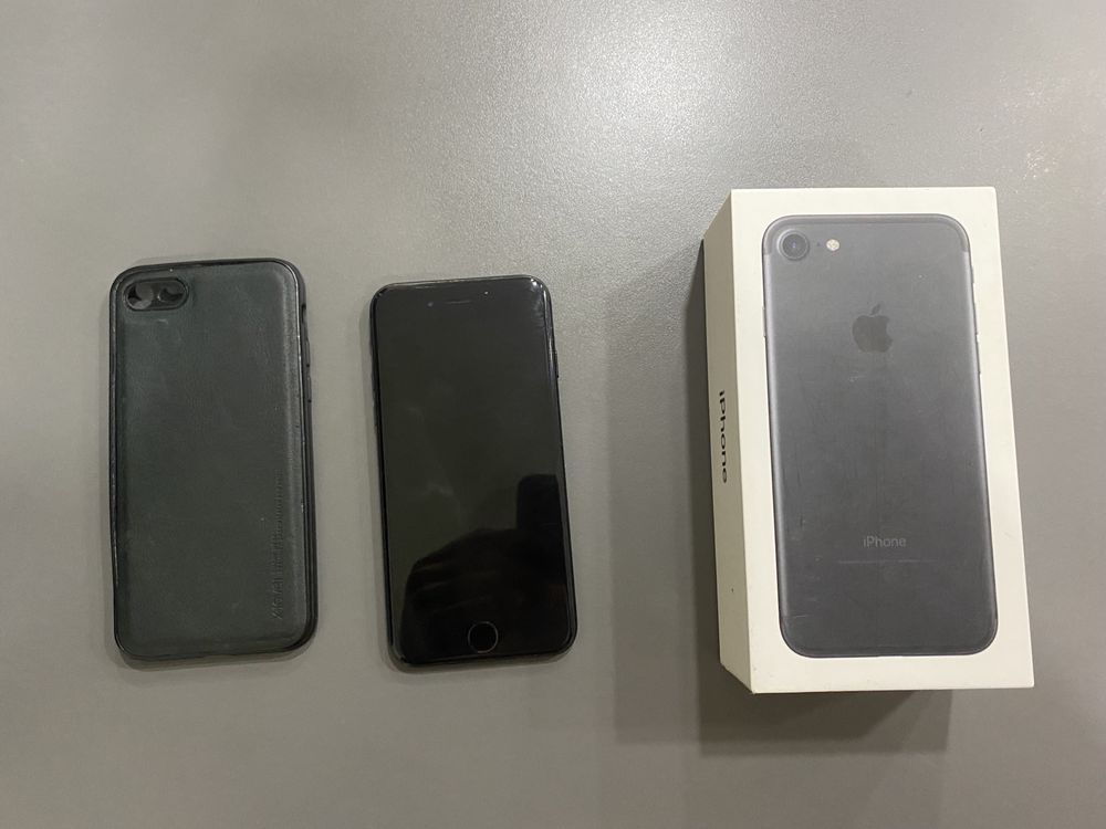 Apple iPhone 7 black 32 gb neverloc АКБ 97%