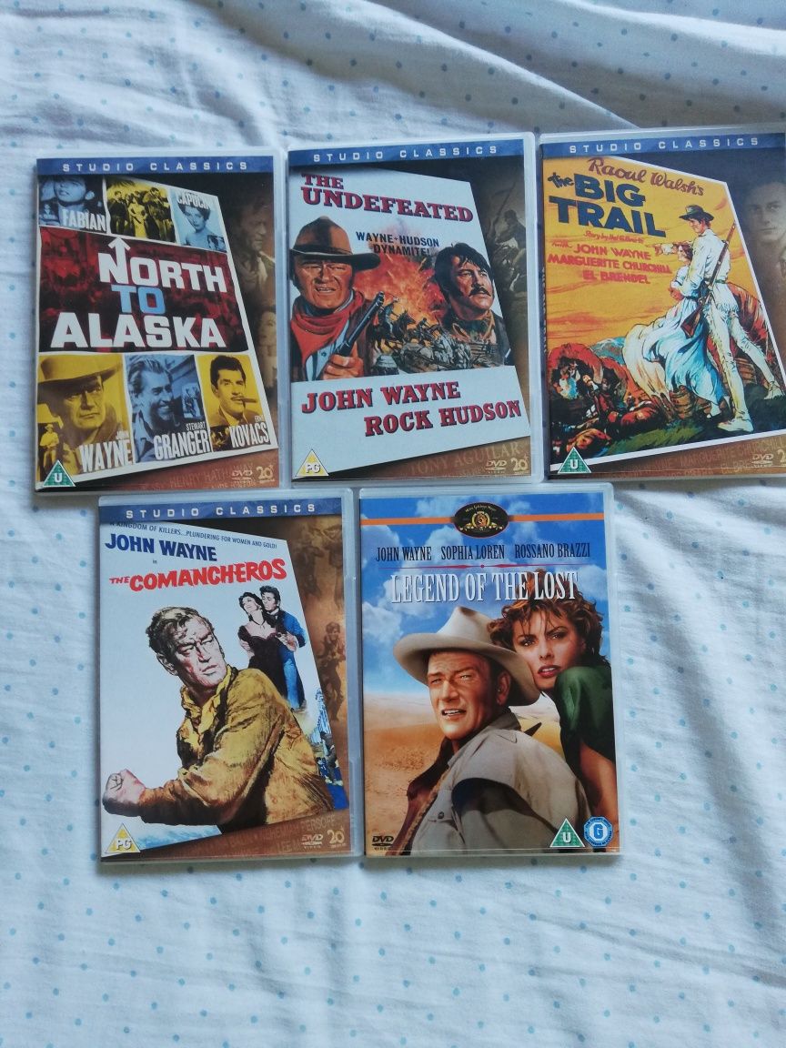 Colecção John Wayne em dvd - 5 filmes (portes grátis)