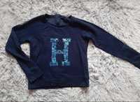 Bluza damska L/40 Tommy hilfiger granatowa cekiny