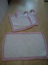 Conjunto de tapetes WC crochet