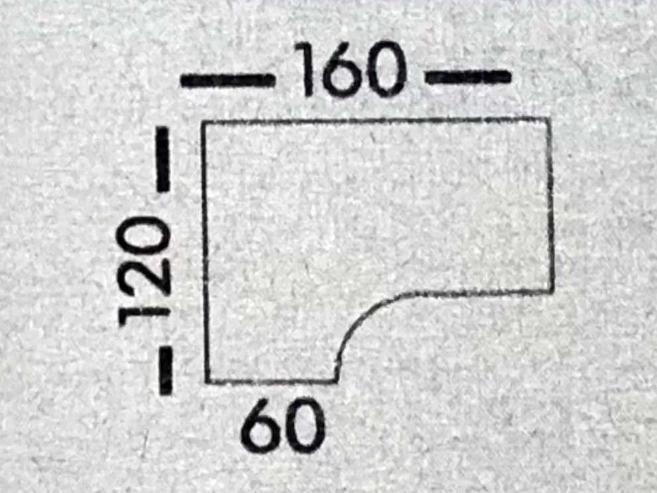 Stół roboczy/biurko  z regulacją wysokości Ikea Galant