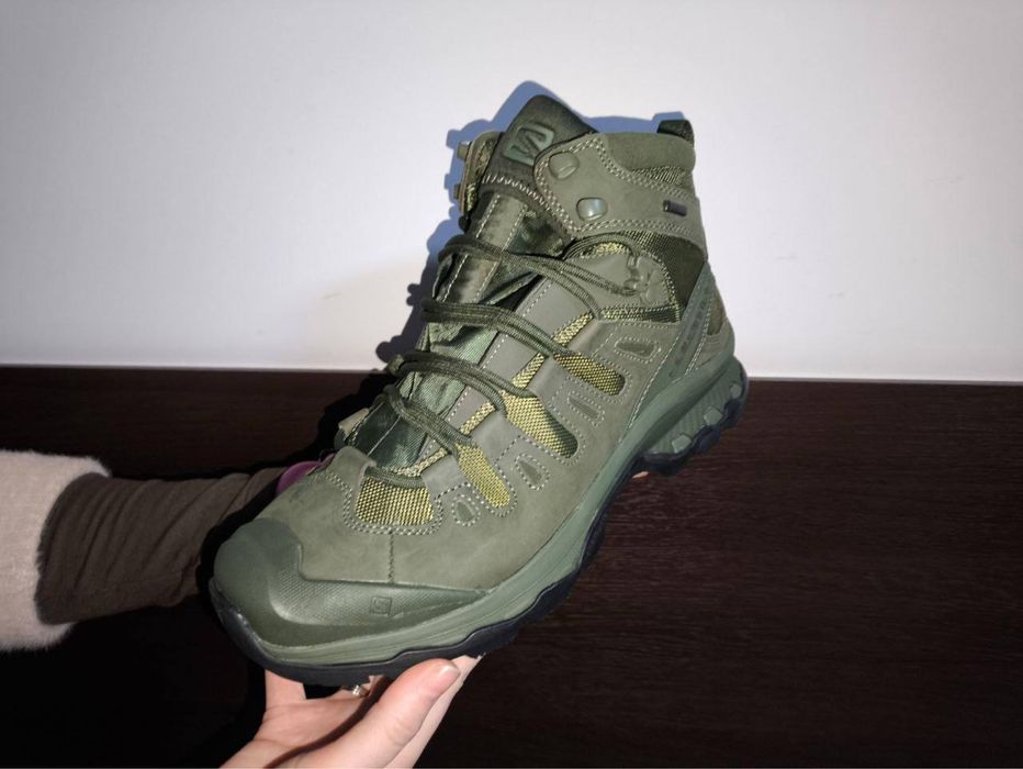 Тактичні черевики Salomon GTX Gore-Tex Coyote / Військове взуття