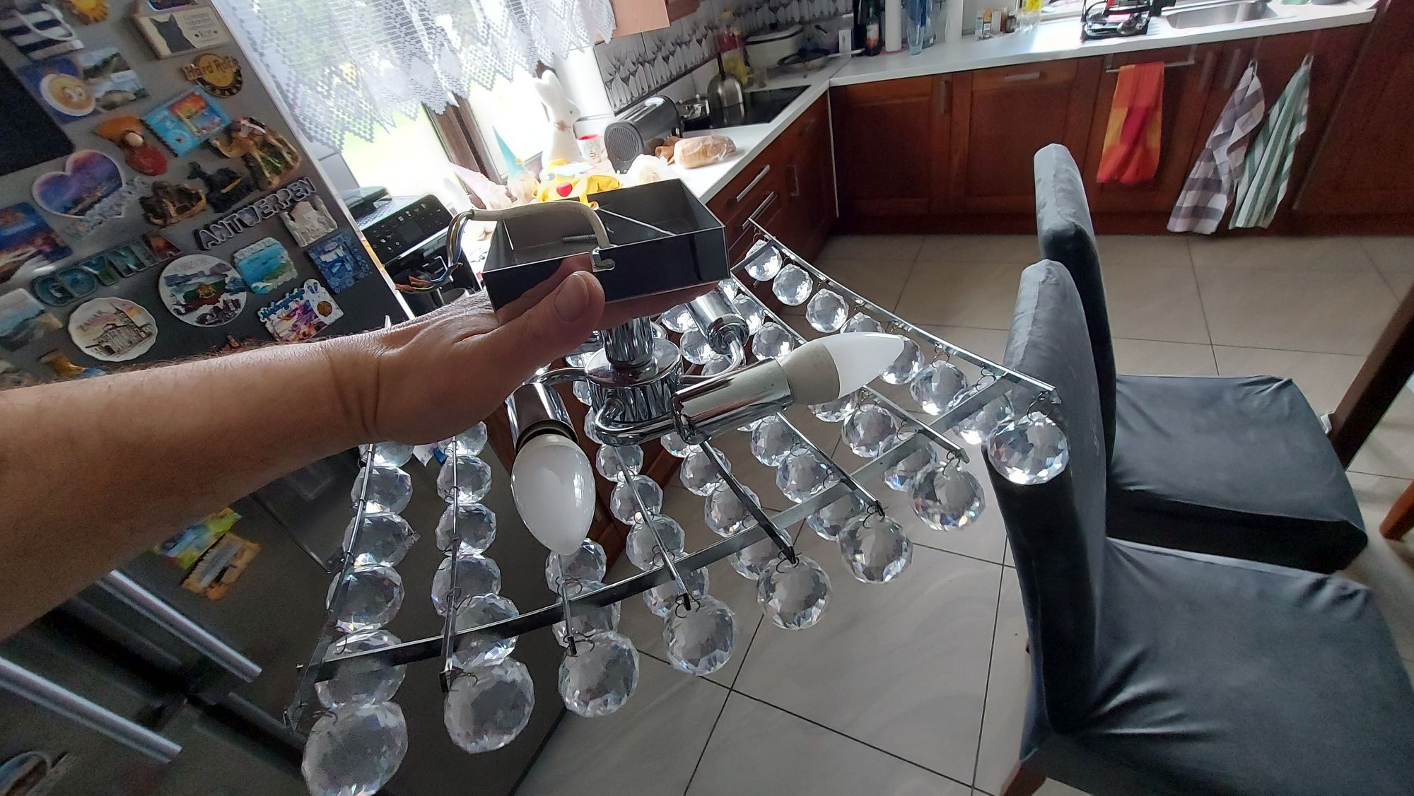 Lampa Glamour do jadalni, salonu, pokoju
