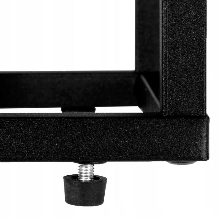 NOWY Kwietnik Metalowy Loft Stojak Na Kwiaty Czarny Drewniany OKAZJA