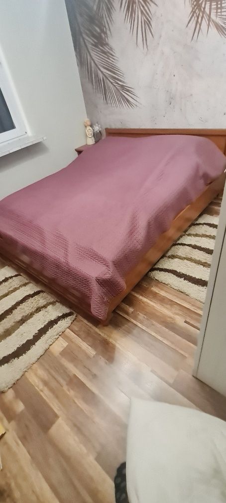 Meble do sypialni BRW New York: łóżko, szafka nocna