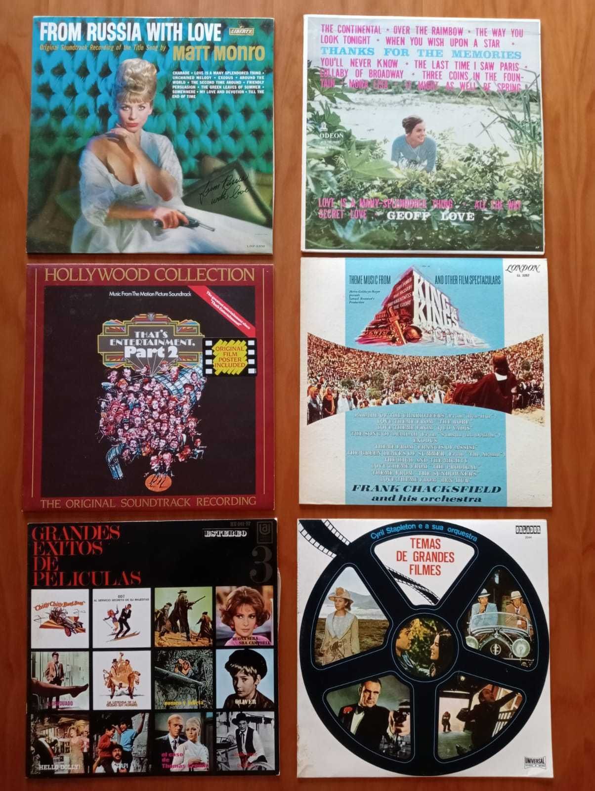 Discos Vinil Cinema. Filmes/ Bandas Sonoras Anos 50/ 60 e 70