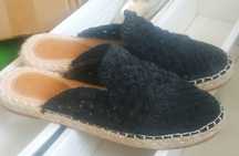 Espadryle, ażurowe klapki