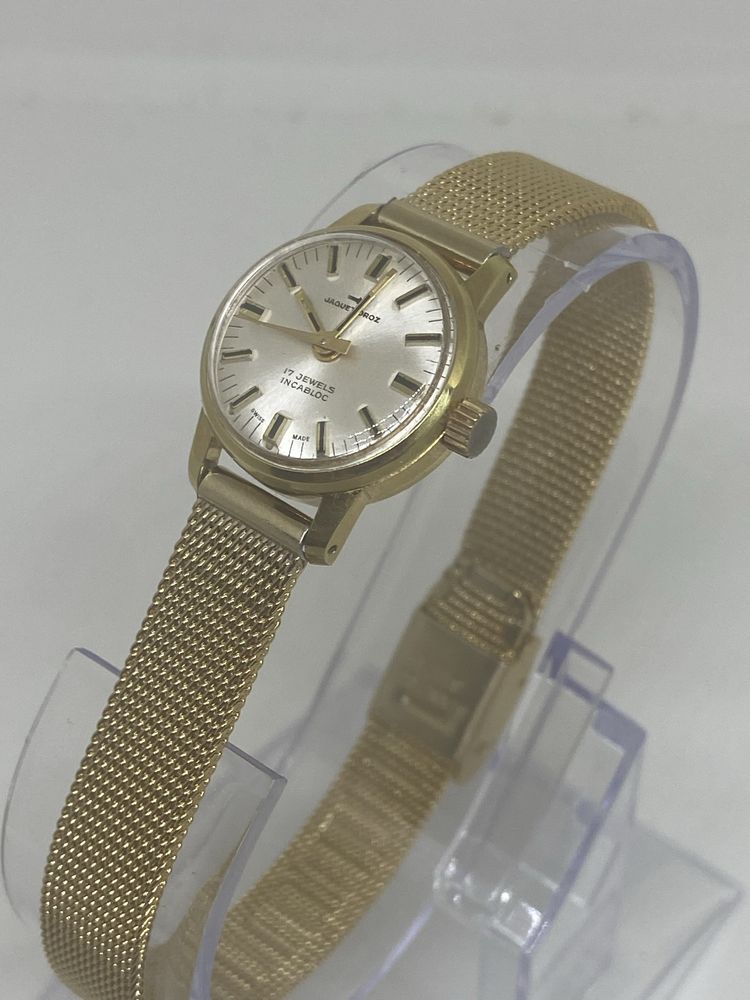 Luksusowy Swiss Jaquet Droz 17 yawels incabloc.