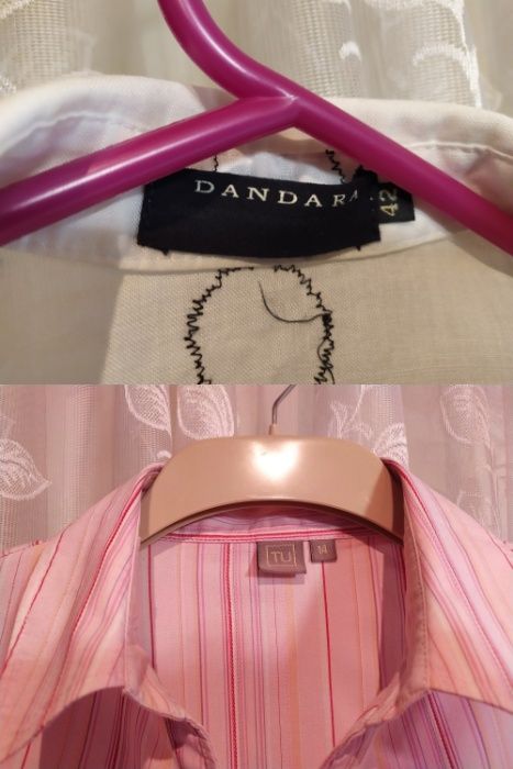 Блузка(рубашка)льняна літня,100%бавовна-довгий рукавTUи DANDARA,нові