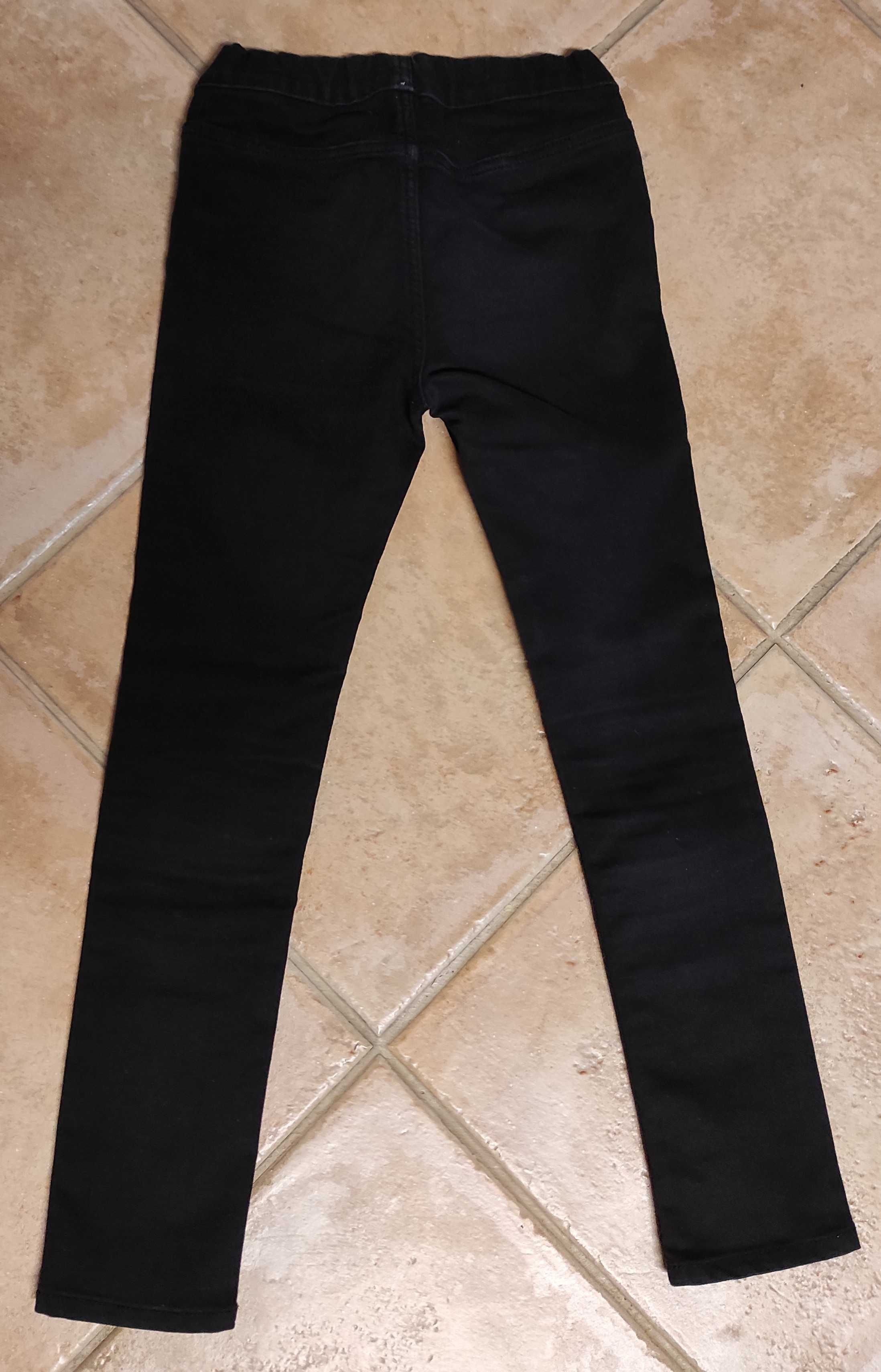 Jegging preto H&M para menina tamanho 7/8 anos