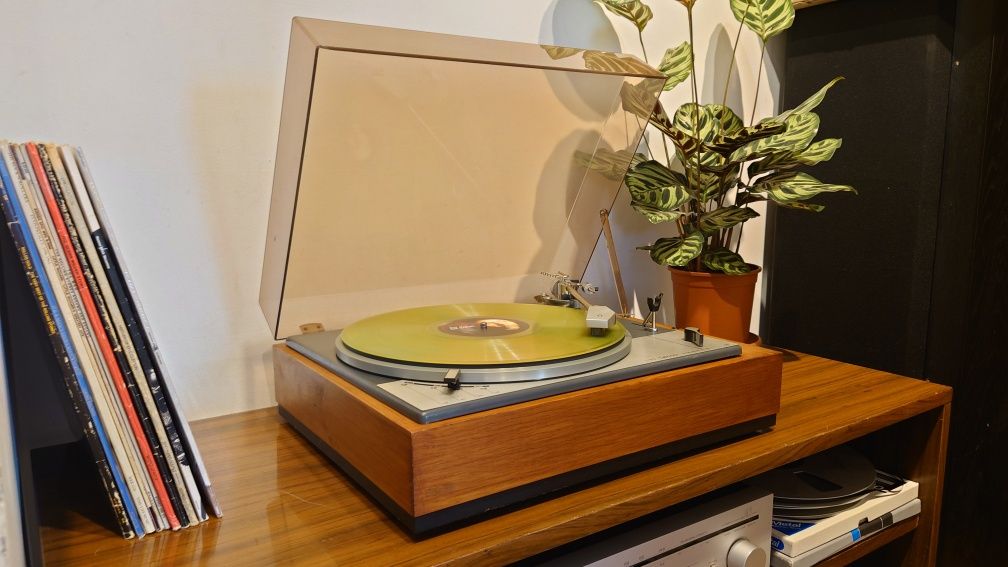 Lenco L75 gramofon manualny, drewno, vintage lata 60te