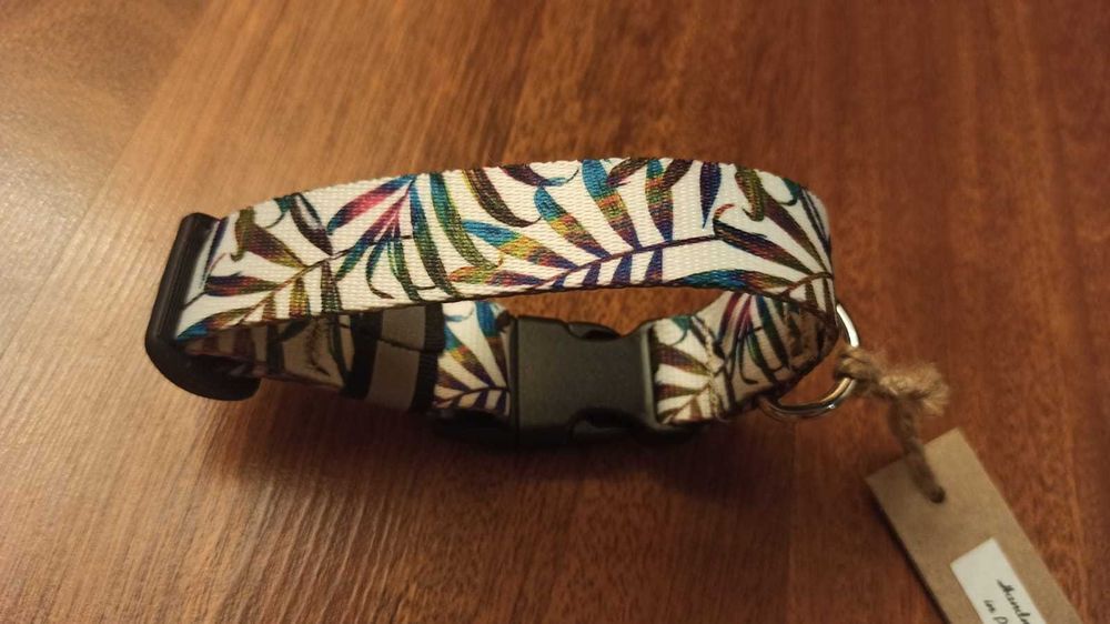 NA CEL CHARYTATYWNY Obroża dla psa. Hand made